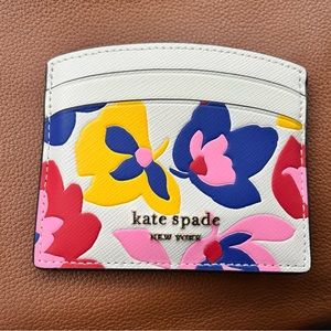 Kate Spade Spencer Summer Embossed Card Holder - NWOT